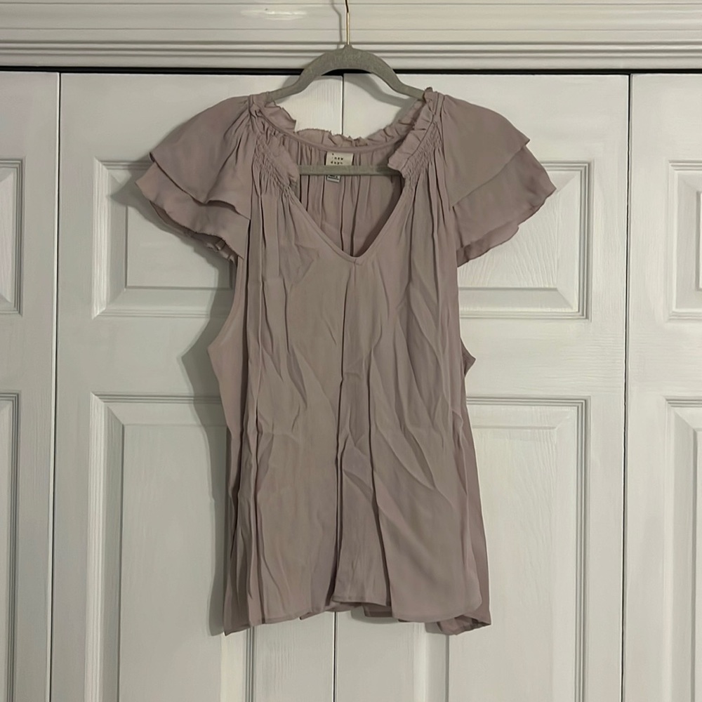 Flutter Sleeve Blouse